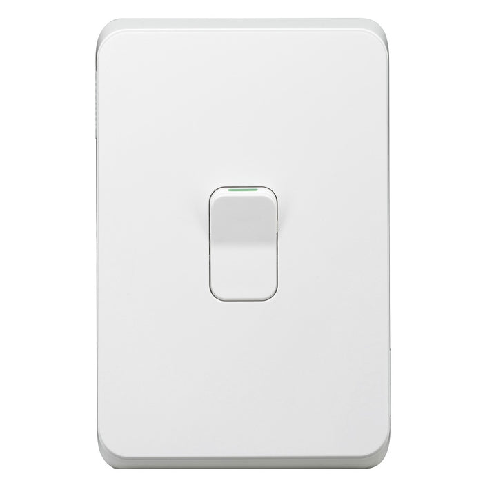 Iconic Cover Plate Skin for 45A Switch Solid White