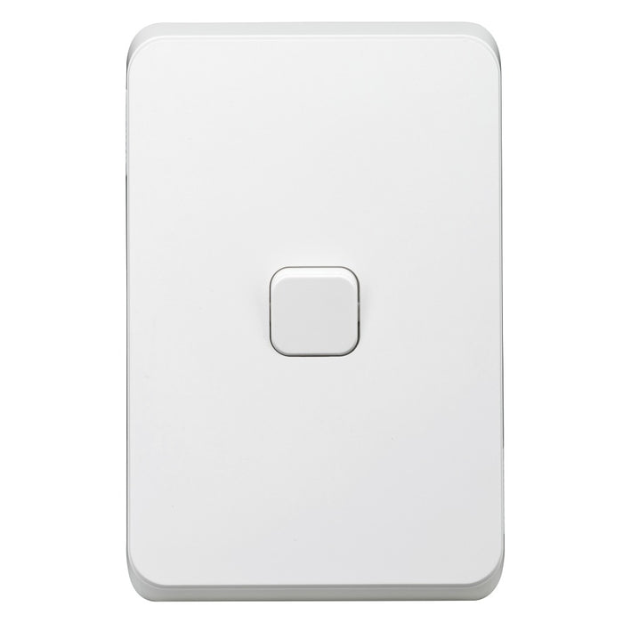 Iconic Cover Plate Skin Single V/H Solid White