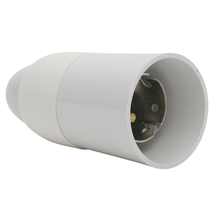 Lampholder BC Cordgrip White