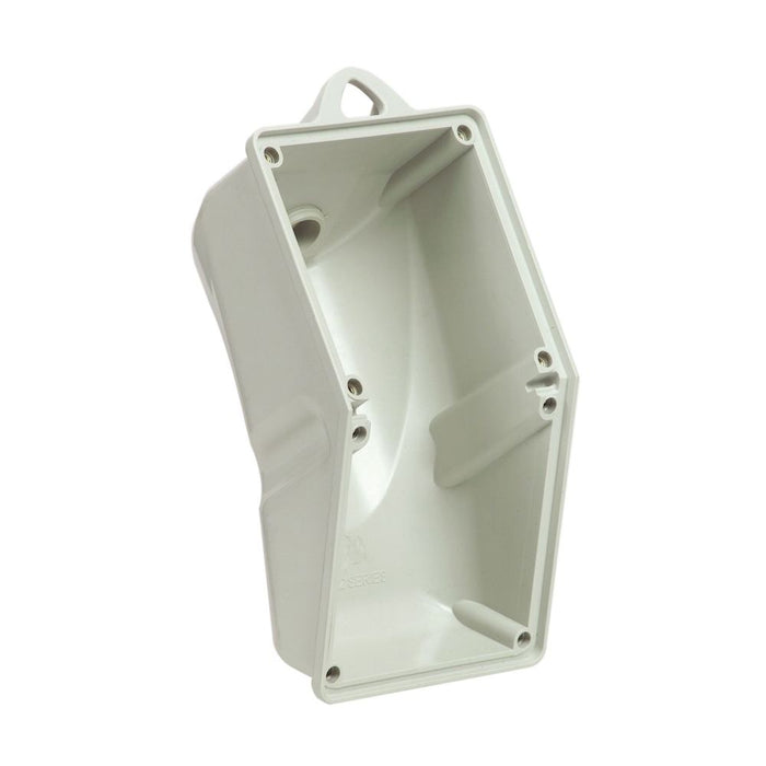 Pendant Enclosure 2Gang 25mm Entry IP66 White