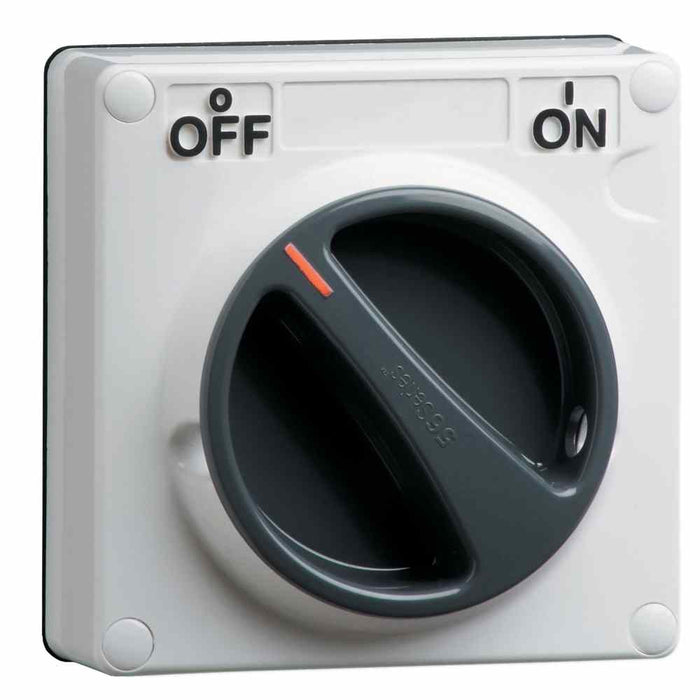 Switch 50A 2P 250V IP66 Grey