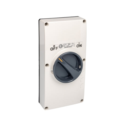 Switch 2Gang 50A 3P 500V IP66 Grey