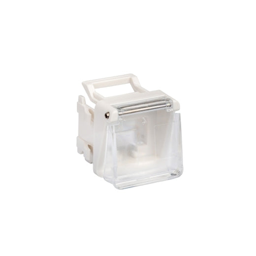 Data Jack Adaptor Module with Hinged Lid