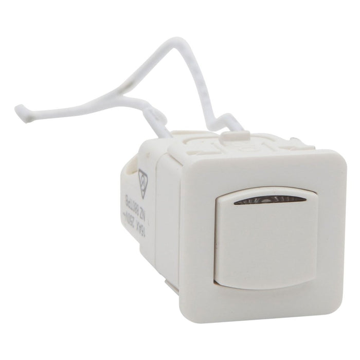 Pushbutton Mech Latch 16A Black
