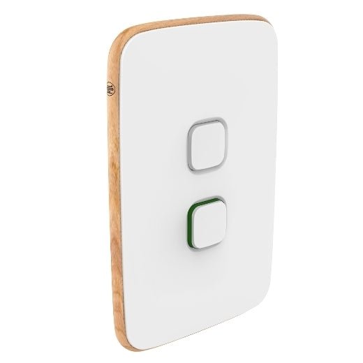 Iconic Essence Cover Plate Sgl V/H 45A Arctic White