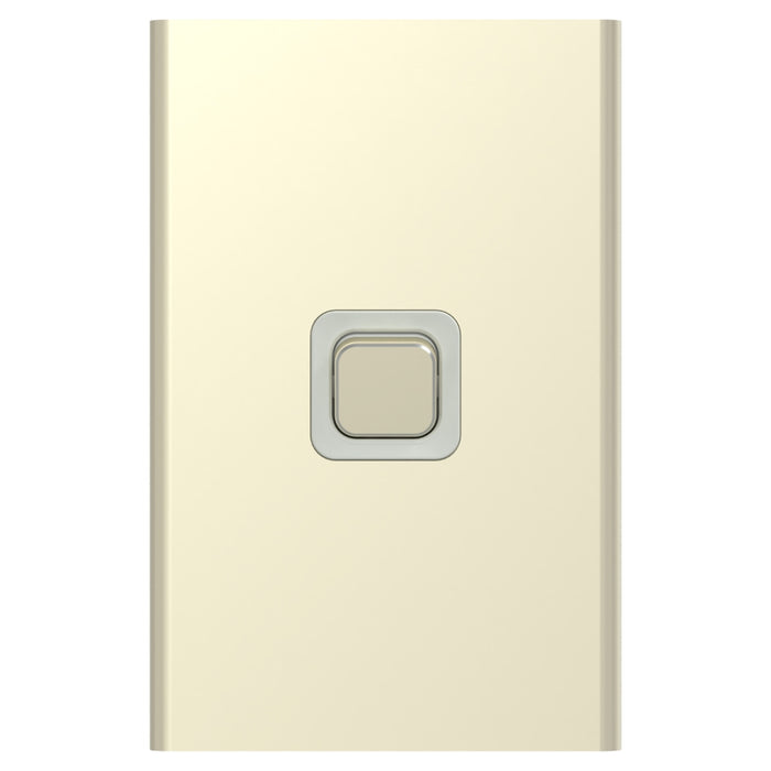 Iconic Styl Switch Single Vertical 20A Crowne