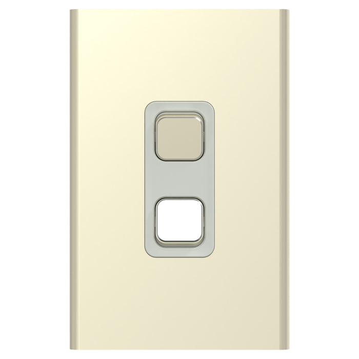 Iconic Styl Switch Double Vertical 20A Crowne