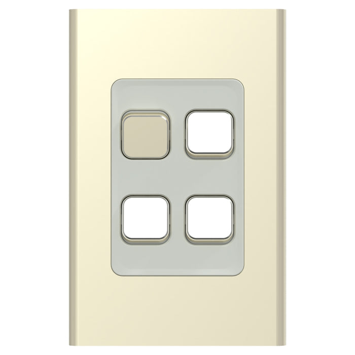 Iconic Styl Switch 4Way Vertical 20A Crowne