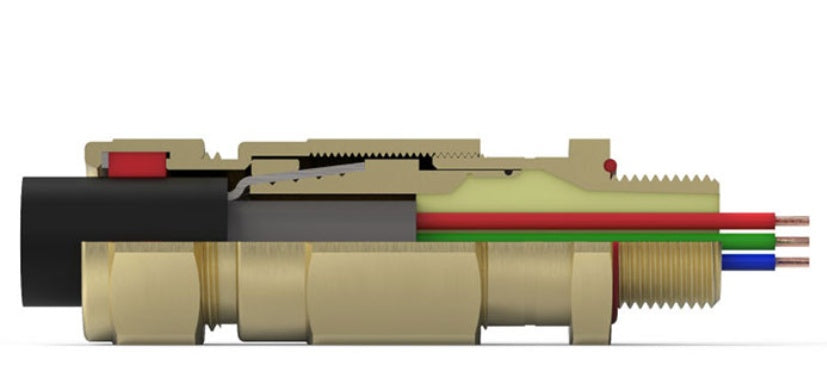 20S/20 Barrier Gland Armoured EXD