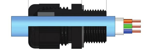 Gland M20 EXE Nylon Black 10mm-14mm