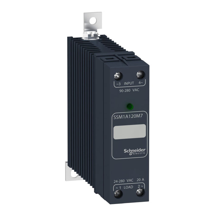 SSR 12A DIN Zero Volt Switch In 200-265VAC out 24-280VAC
