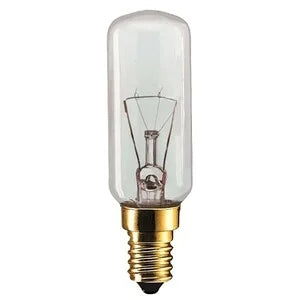 Lamp GLS T25L 40W SES E14 240V Clear Ch Rangehood (Twin Pk)
