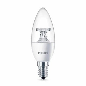 Lamp LED Candle 4-25W B35 E14 SES 2700k Clear Non-Dim