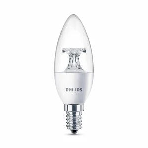 Lamp LED Candle 5.5-35W B35 E14 SES 2700k Clear Non-Dim