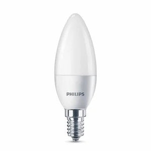 Lamp LED Candle B35 5-40W 840 SES E14 Non Dim Frost Pkt2