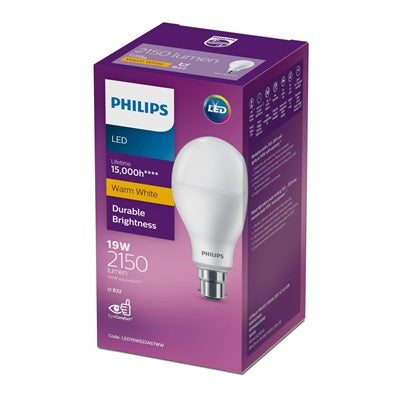 Lamp LEDBulb 19W A67 BC B22 3000K 230V APR