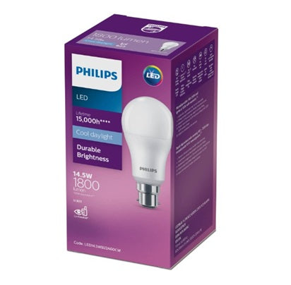 Lamp LEDBulb 14.5W A60 BC B22 6500K 230V APR
