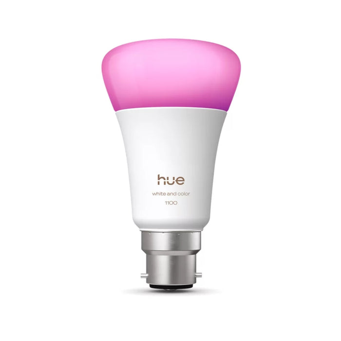 Hue Lamp LED 8.1W A60 BC B22 1100lm White and Colour