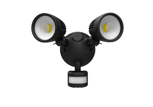 King KS24 Twin Security Light 24W Colour Change Black