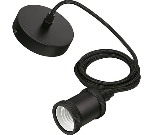 Pendant Cordset Modern E27 Black