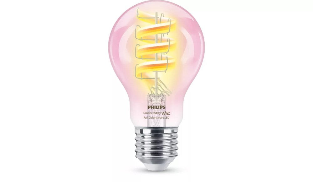 WiZ Lamp 8W A60 Filament RGB ES E27 Clear Wi-Fi BLE