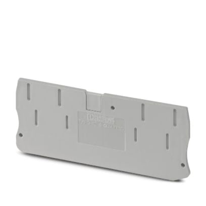 D-PT 6-QUATTRO End Plate Grey PT6 Quattro
