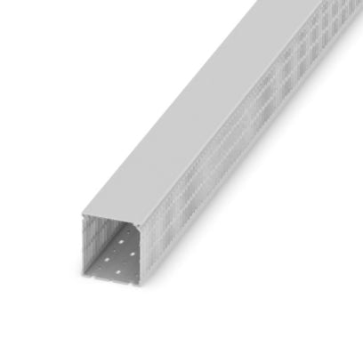 CD Cable Trunking 80 x 80mm Narrow Open Slot Grey