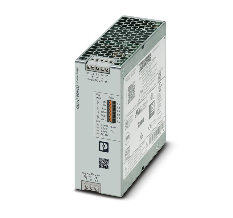 QUINT4-PS/1AC/24DC/10 Power Supply 1Ph 24VDC 10A