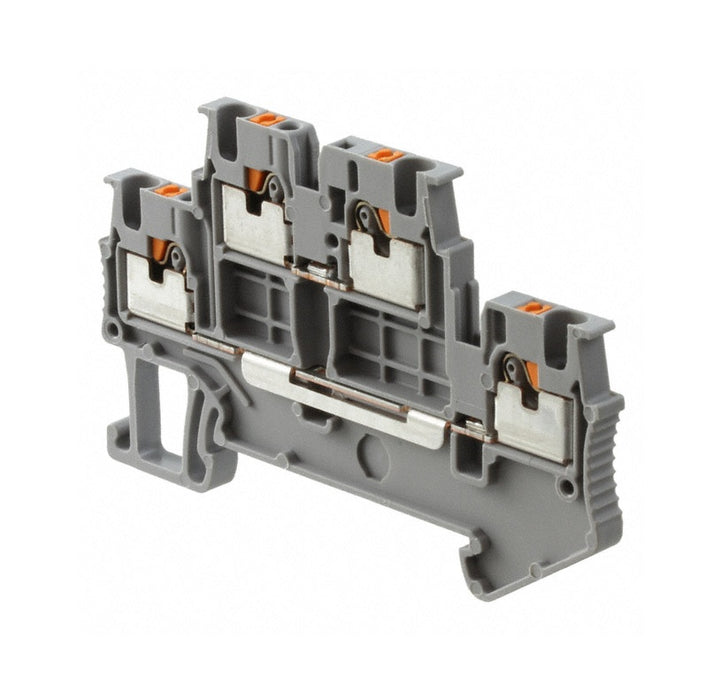 PTTB 1.5/S Terminal 1.5mm Push In Double-Level Grey