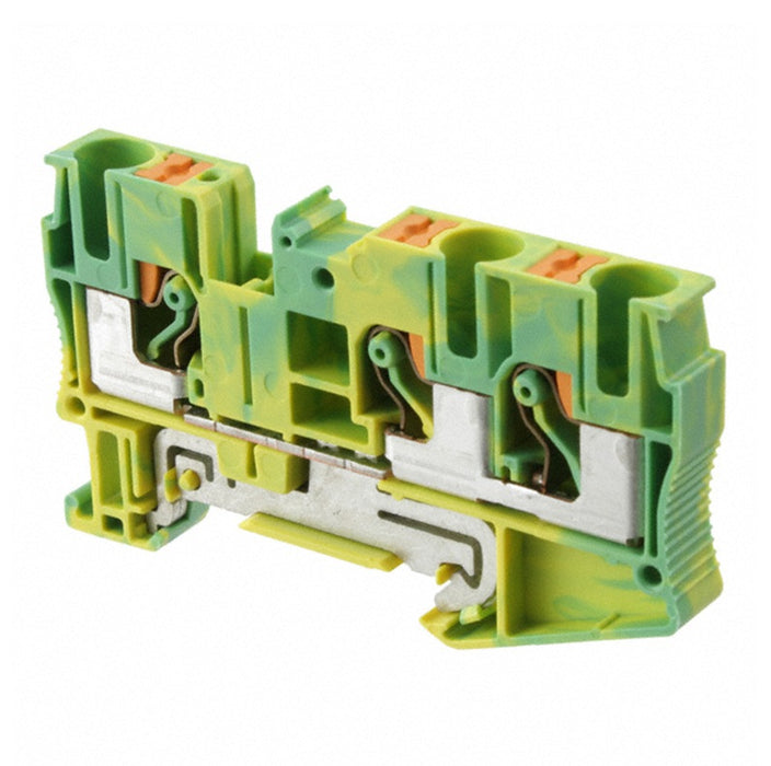PT 6-TWIN-PE Terminal Earth 6mm Push In Green Yellow