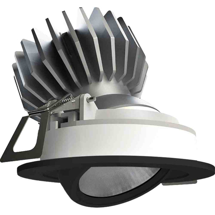 Kimbal Downlight Adj 10W 3K 90mm Cutout Dim Black