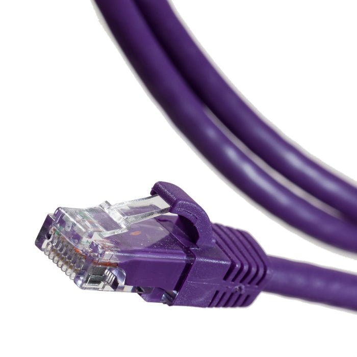 Patch Lead Cat6A SFTP 1m RJ45 Purple