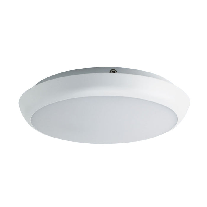 Ceiling Oyster 12W 3k LED Non Dim 200mm White