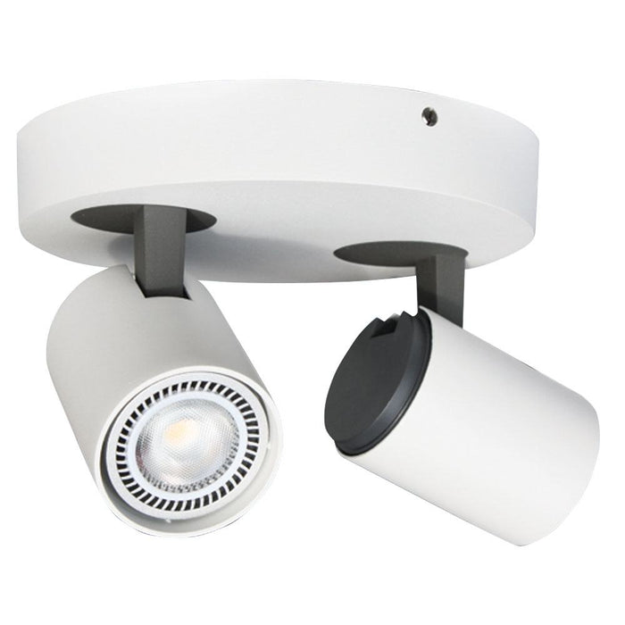 FH176 2Pan Spot 2x GU10 LED White