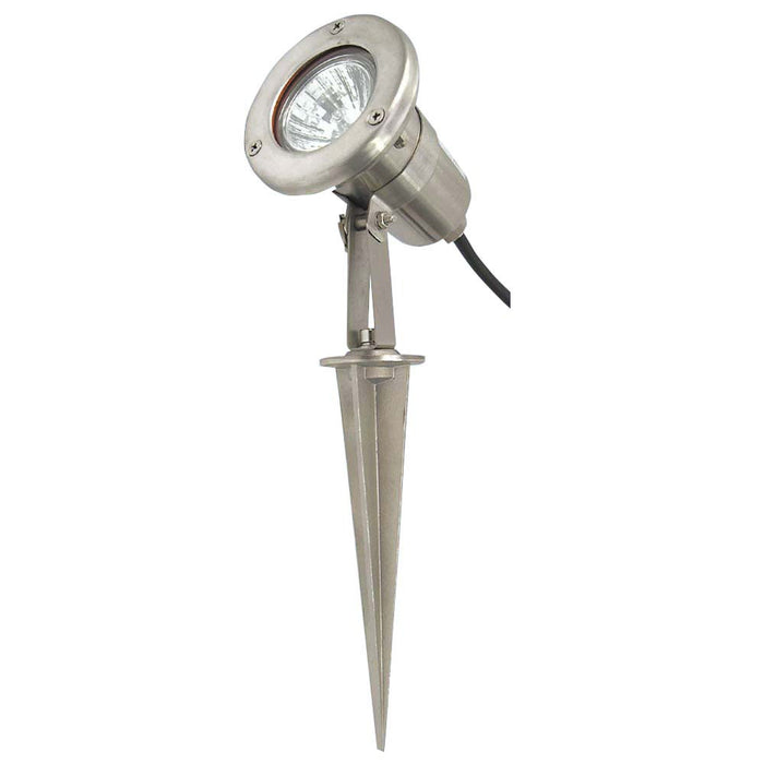 Spot Light Outdoor Spike Adj MR16 IP64 S/Steel