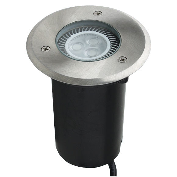 Inground Light Round MR16 IP65 S/Steel with Sleeve