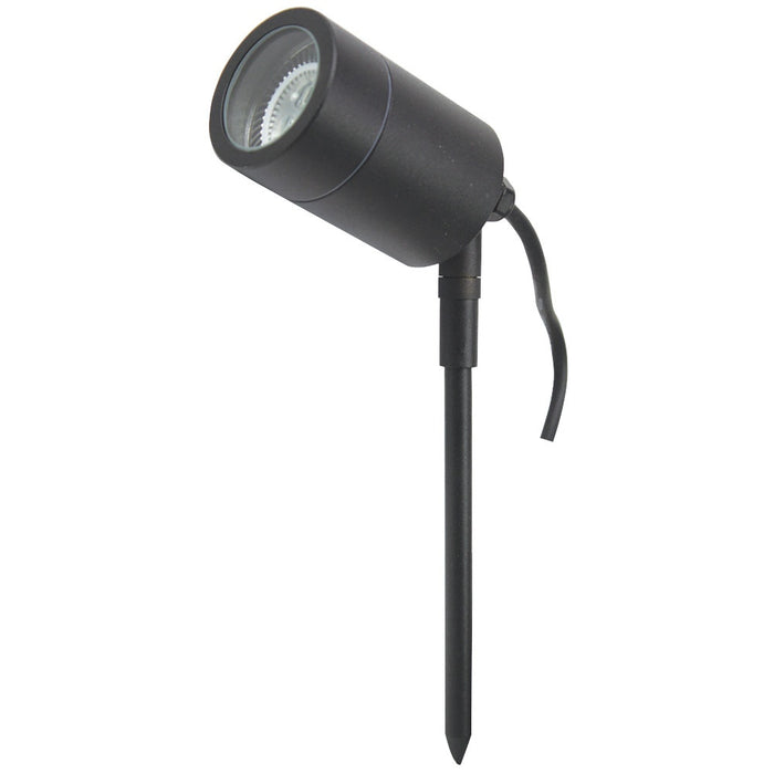 Spot Light Outdoor 2 Band Tilt Spike 35W MR16 IP54 Black