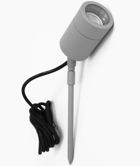 Spot Light Outdoor 2Band Tilt Spike 35W MR16 IP54 Silver