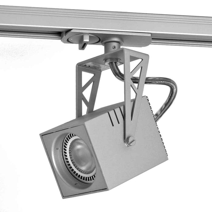 HSP287 Spot Track Fitting 50W GU10 240V Silver