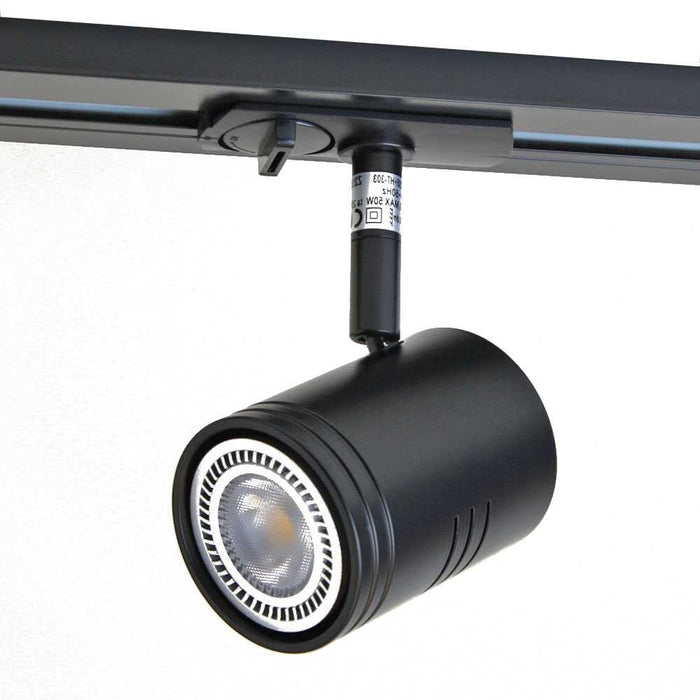 HSP295 Spot Track Fitting 50W GU10 240V Black