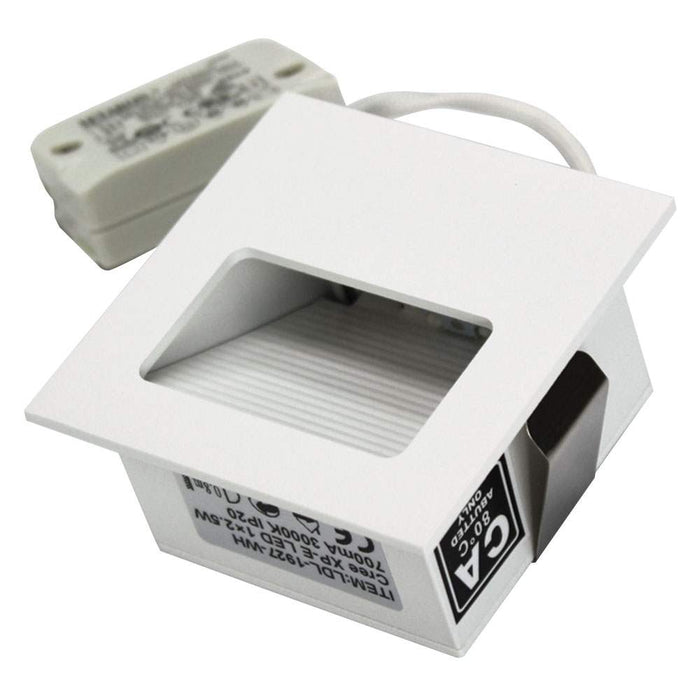 Stairlight LED Sq Down Wash CA80 IP20 White