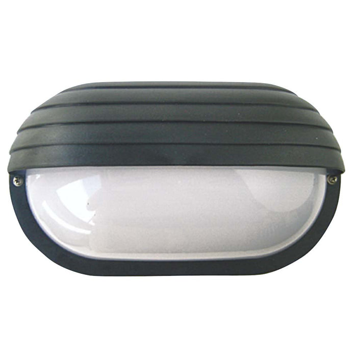 Bulkhead Eyelid 9W ES CFL IP44 Black