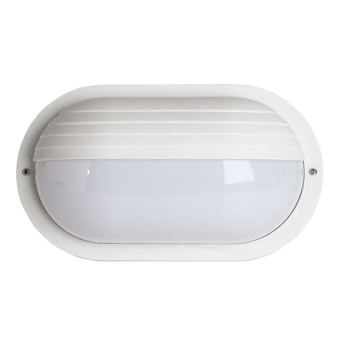Bulkhead Eyelid 9W ES CFL IP44 White