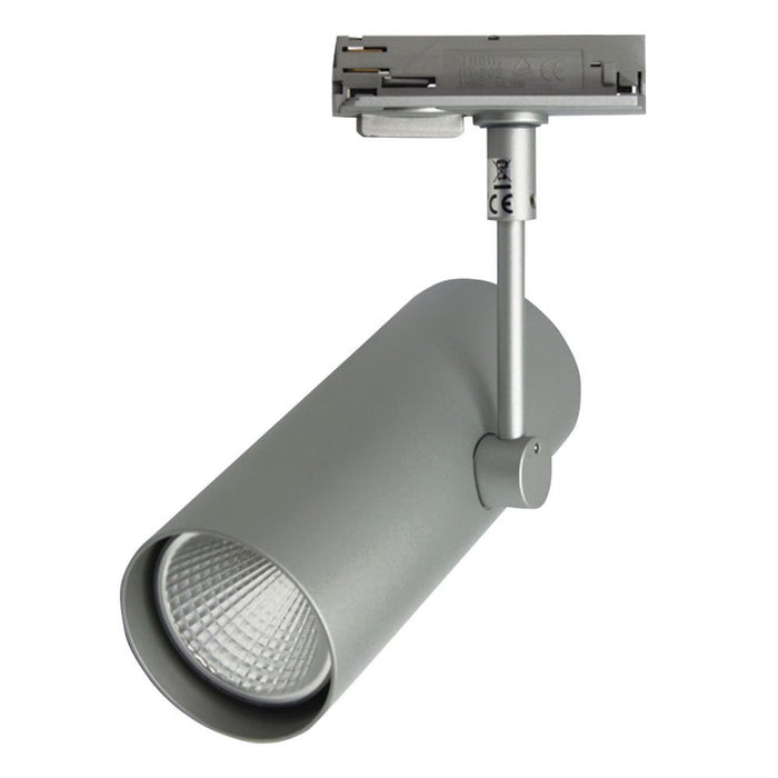 Track Spot LED 240V 13W Silver Dimmable 3K