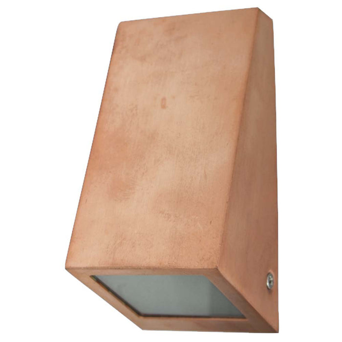 Wall Light Outdoor Wedge GU10 Copper