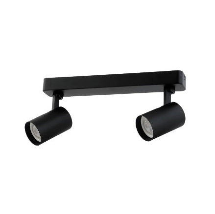 Rotorua Spot Twin Bar GU10 LED IP20 Black