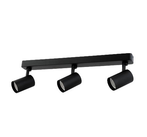 Tarawera Spot Triple Bar GU10 LED IP20 Black