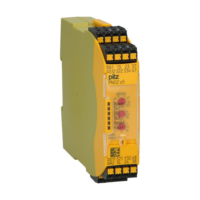 Pnoz S5c Safety Relay 24VDC 2N/O 2N/O 300s Timed Spring