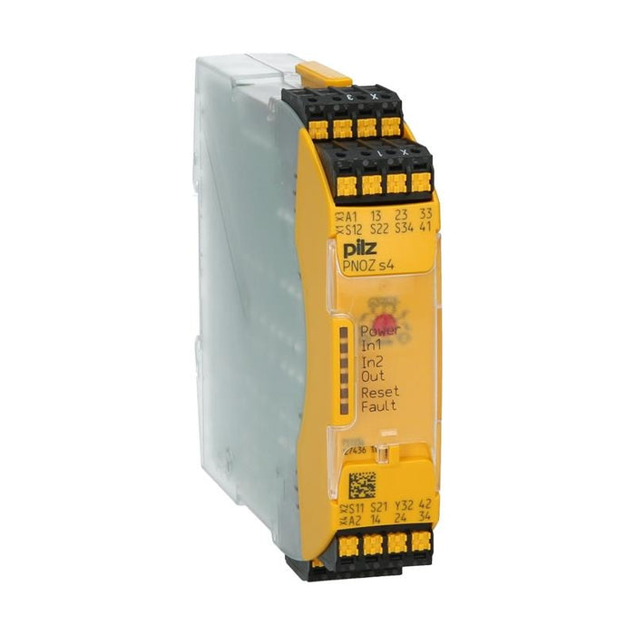Pnoz S4c Safety Relay 48-240V AC/DC 3N/O 1N/C Spring