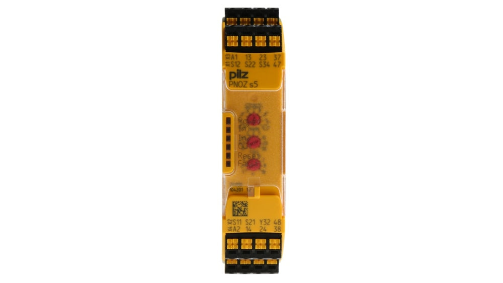 Pnoz S5c Safety Relay 48-240v Ac/dc 2N/O 2N/C Timer Spr